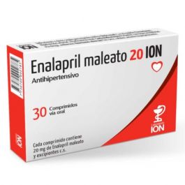 ENALAPRIL MALEATO ION 20 MG 30 COMPRIMIDOS Farmashop