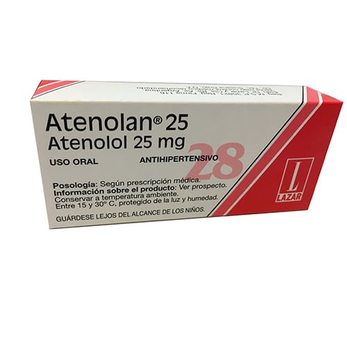 ATENOLAN 25 MG 28 COMPRIMIDOS Farmashop