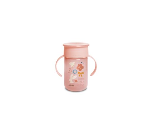 SUAVINEX VASO APRENDIZAJE 360 ROSA 340ML Farmashop