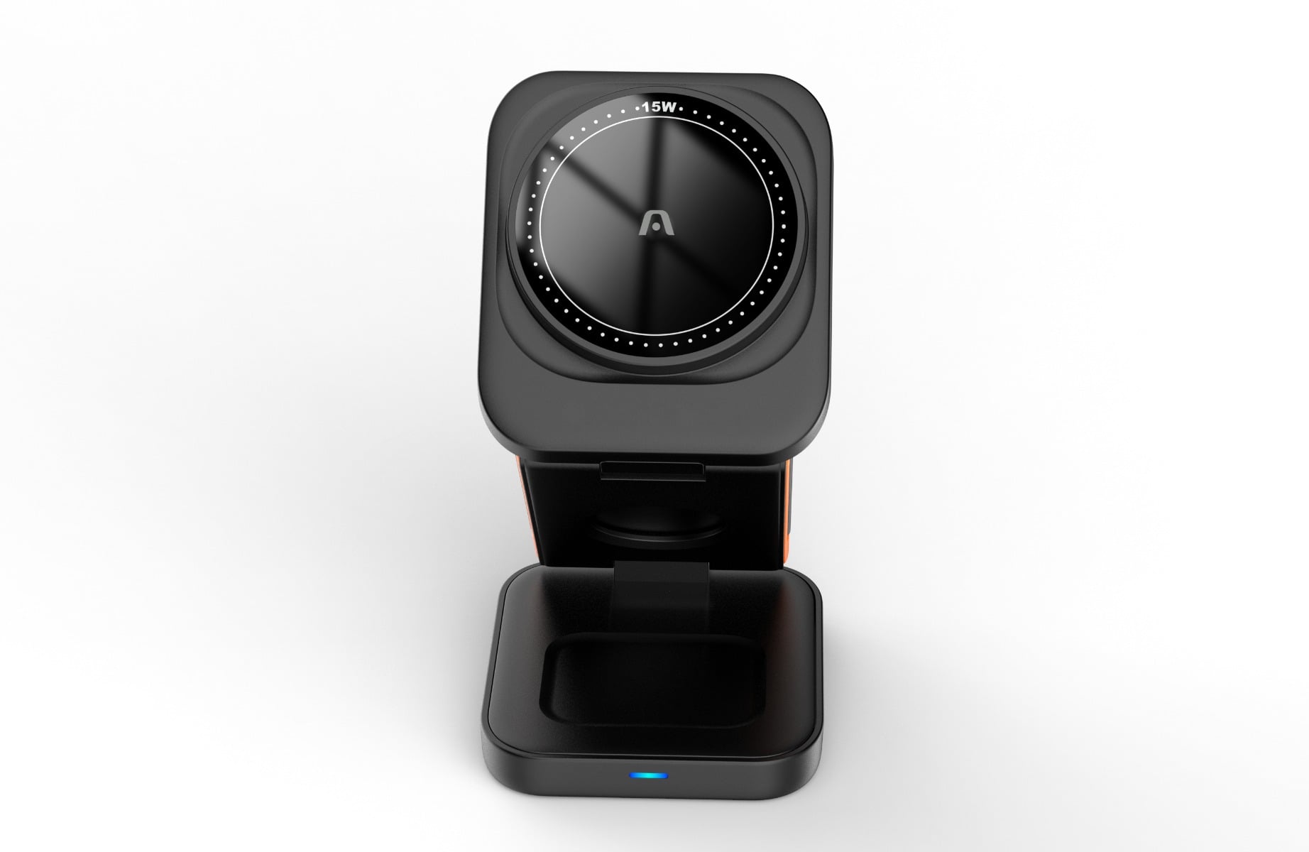 Cargador Inalámbrico Magnético Argom S4 3 en 1 Plegable 