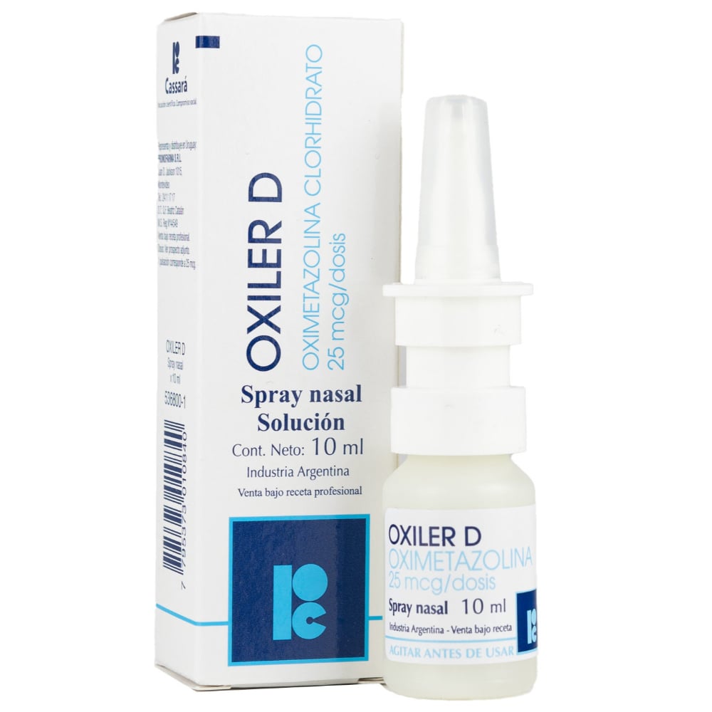 Oxiler D 25 mcg Spray Nasal 10 ml