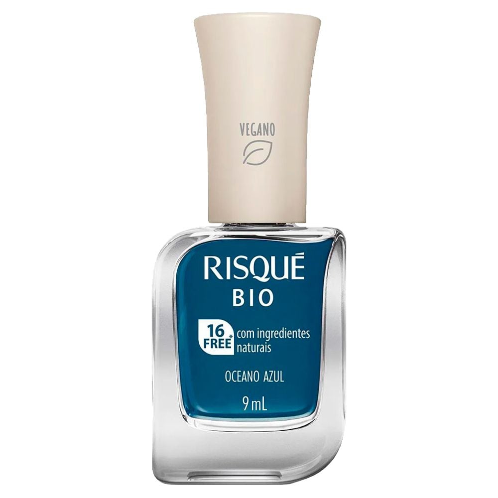 Esmalte Risqué Bio Océano Azul 9 ml