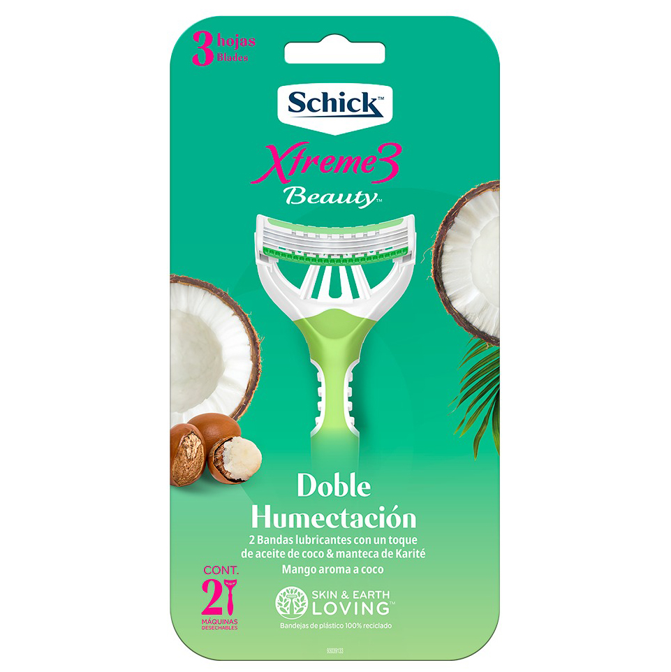 Afeitadora Schick Xtreme Beauty 2 Unidades