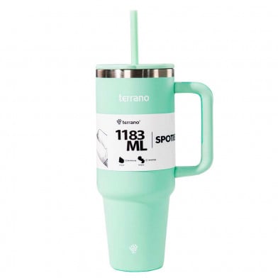 Vaso Térmico Terrano Spotie Cup Verde Agua 1183 ml