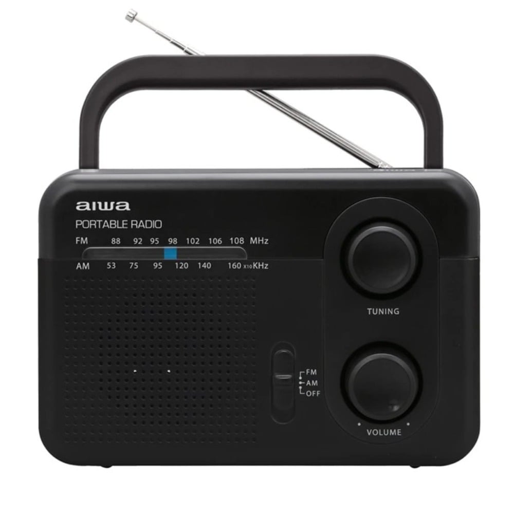 Radio Análoga Aiwa Portátil AM-FM 