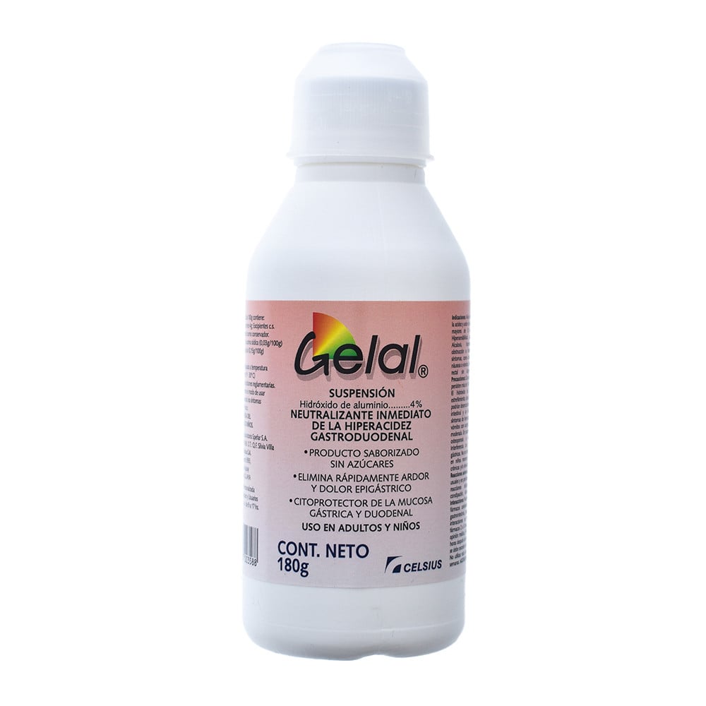 Gelal 4% Suspensión 180 g