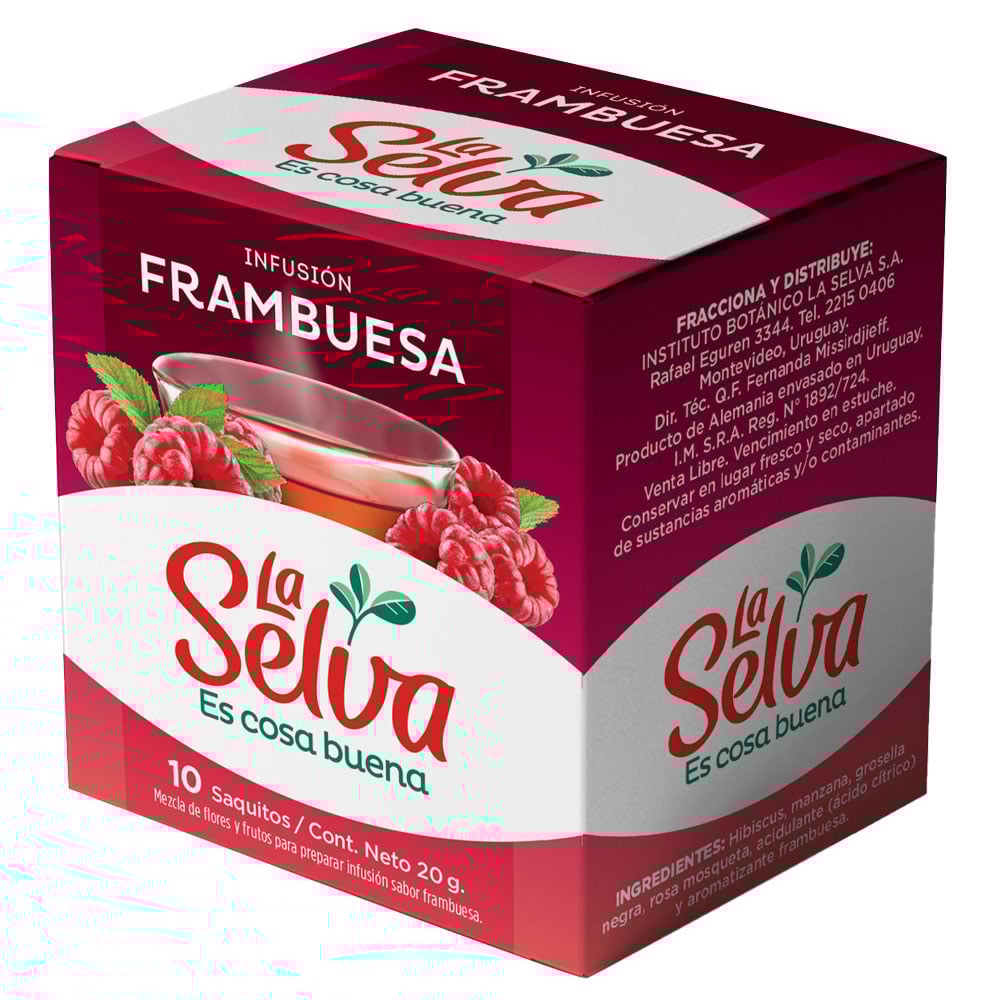 Té La Selva Frambuesa 10 Saquitos