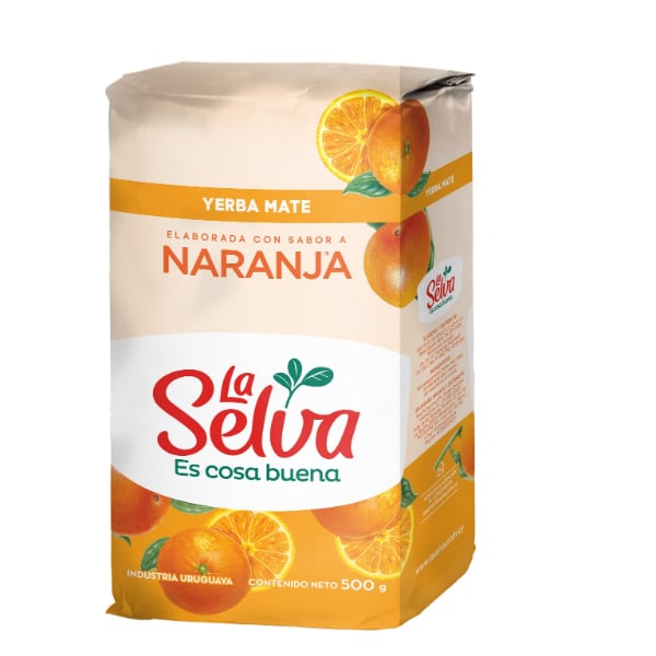 Yerba La Selva con Naranja 500 g