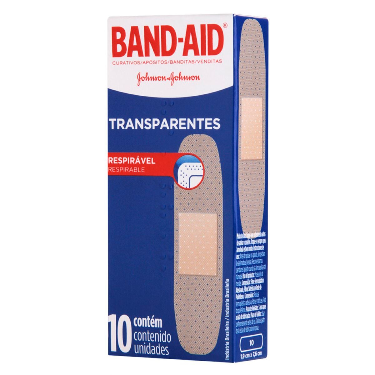 Curitas Band-aid Transparentes 10 Unidades