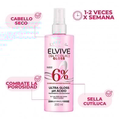 Tratamiento Elvive Glycolic Gloss 200 Ml