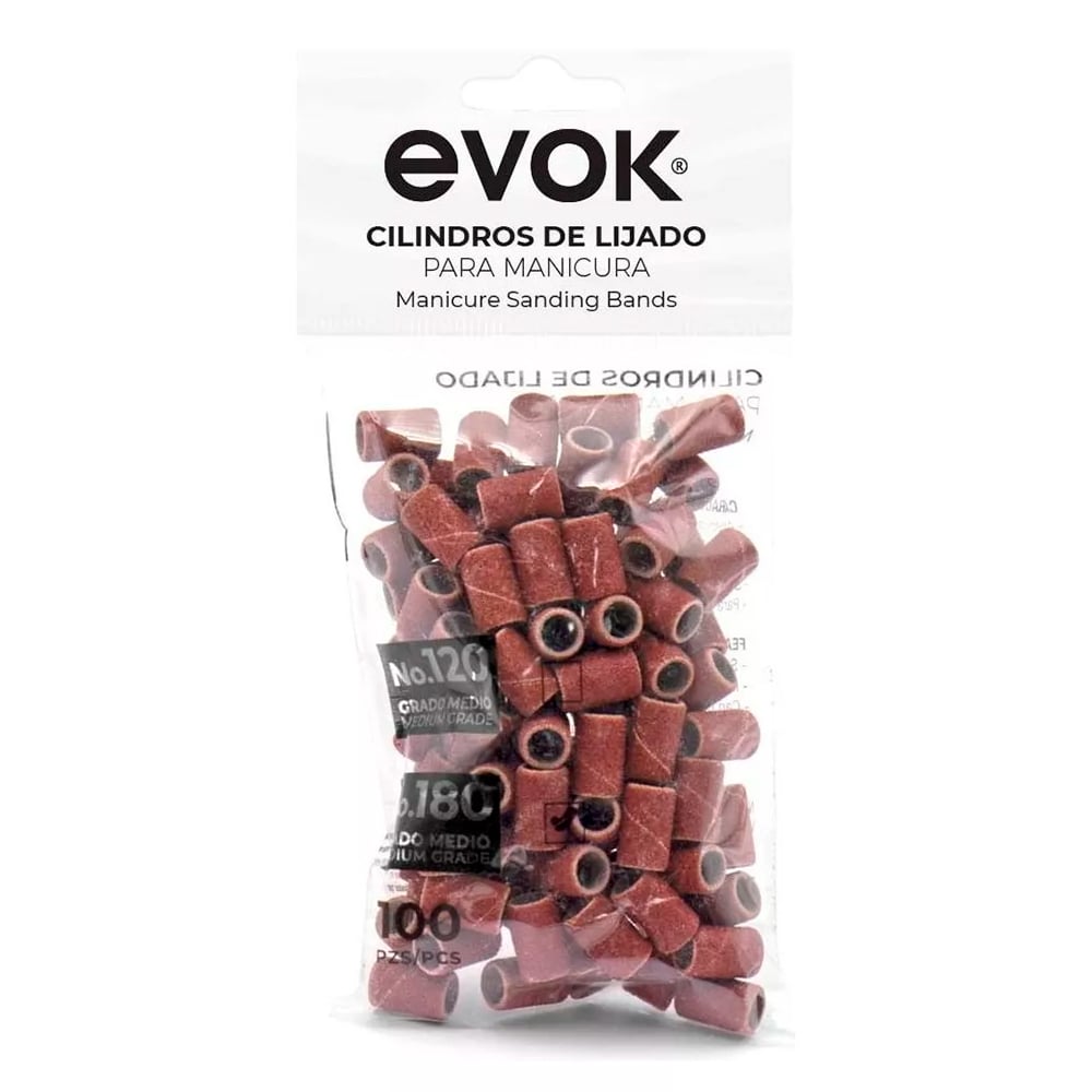 Bandas Lijadoras de Acrílico Evok 120 Unidades