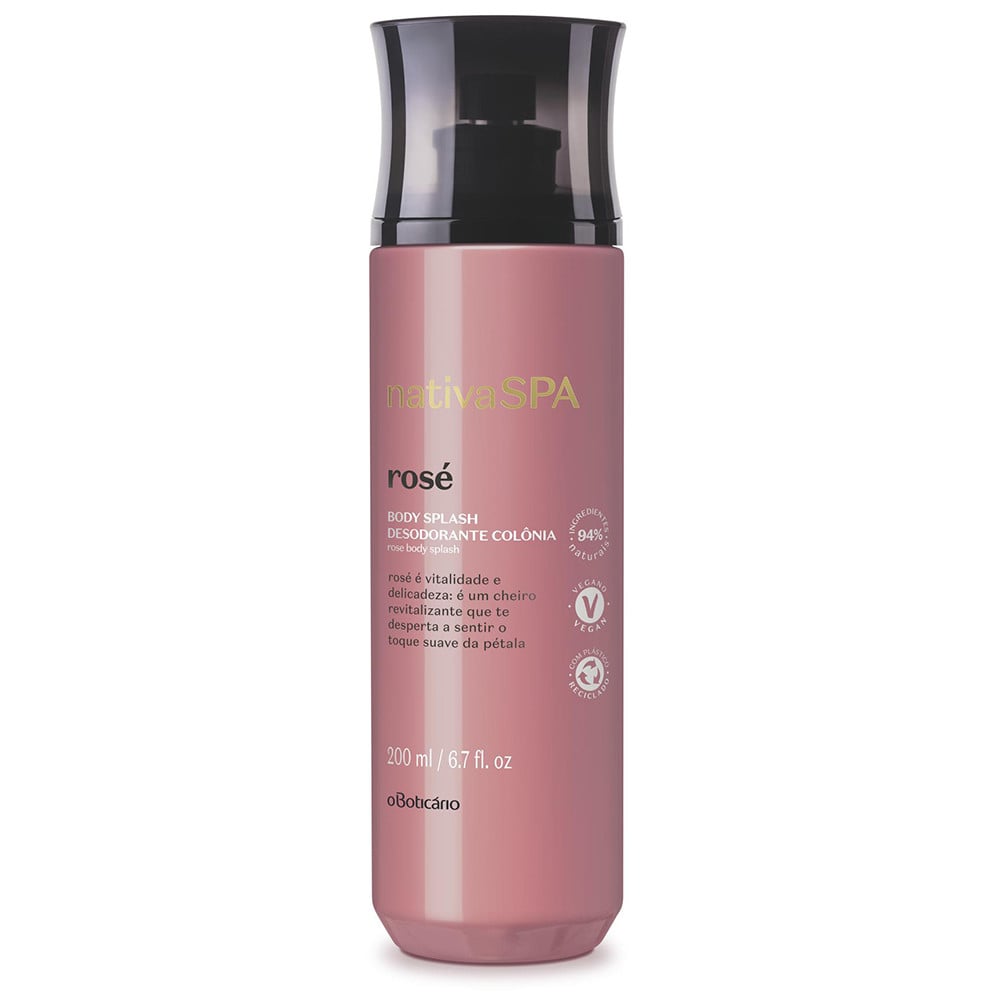 Body Splash Nativa Spa Rose 200 ml