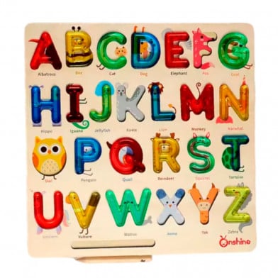 Juego de Piezas Encastrables Mis Petates Abecedario