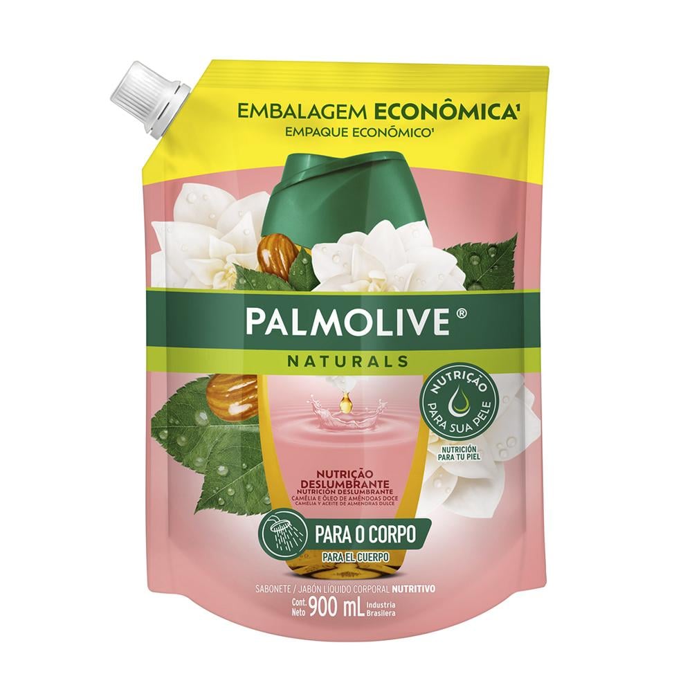 Jabón Líquido Palmolive Naturals Camelia para Manos Refill 900 ml