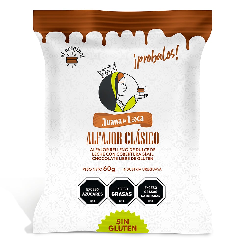 Alfajor Juana La Loca sin Gluten 60 g