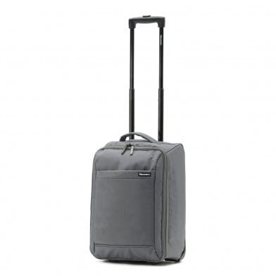 Valija de Tela Carry On Discovery Plegable Gris 52 x 34 x 19 cm