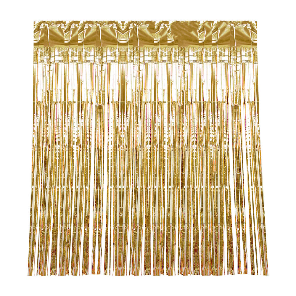 Cortina Decorativa para Fiesta Happy Paper Dorada