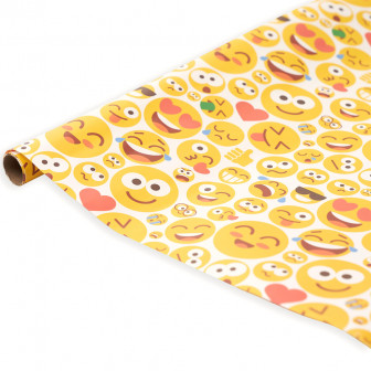 Papel de Regalo Happy Paper Emoji 50 x 70 cm