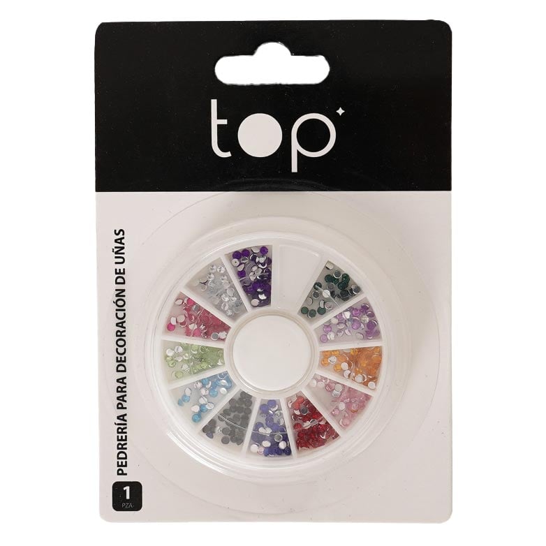 Pedrería para Uñas Top Premium Colores Surtidos