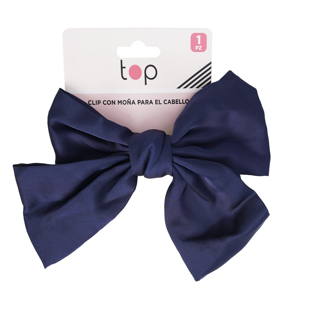 Broche para el Pelo Top Moña Azul 1 Unidad