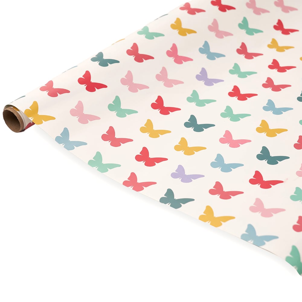 Papel De Regalo Happy Paper Mariposas 50 x 70 cm