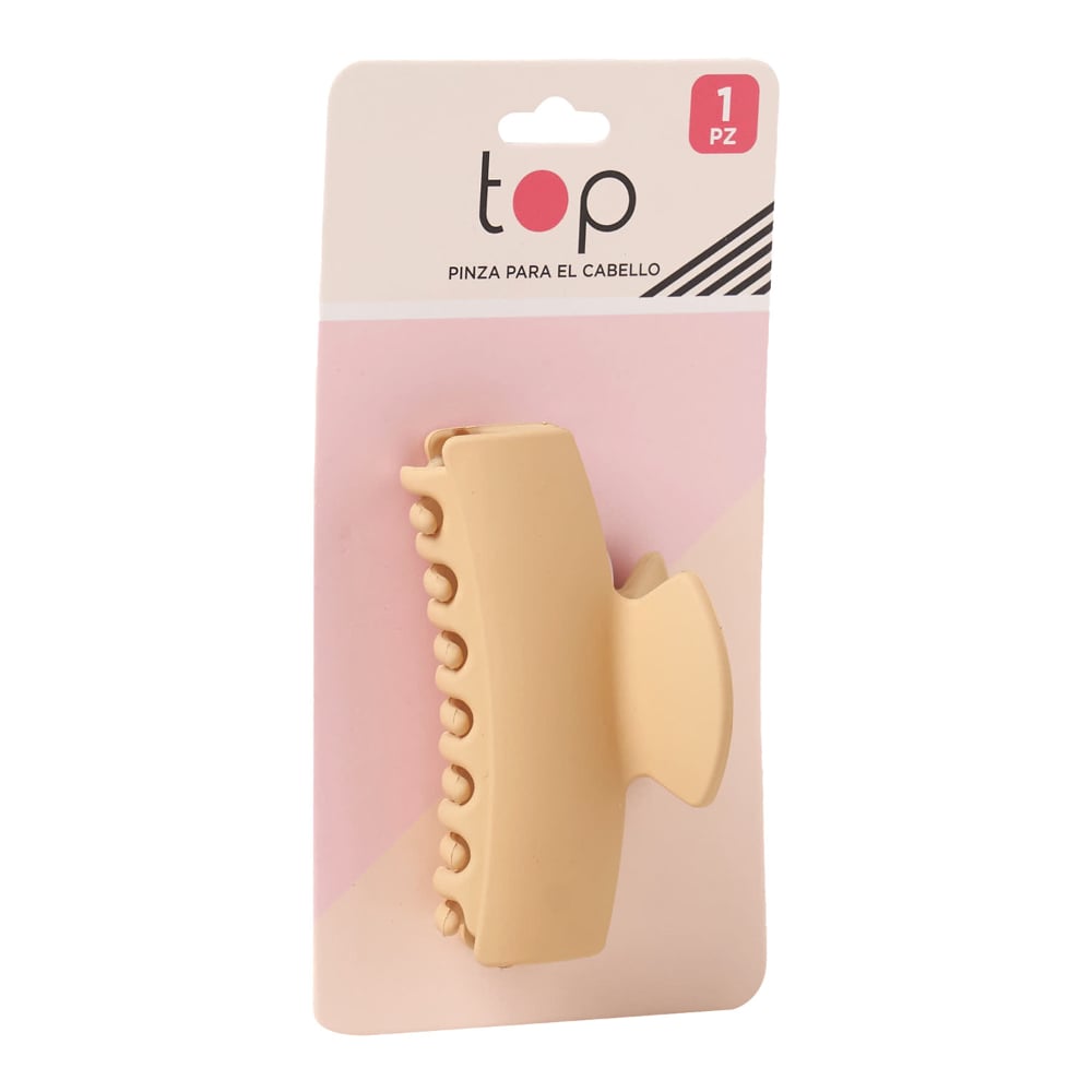 Pinza para el Pelo Top Amarillo Mate 1 Unidad