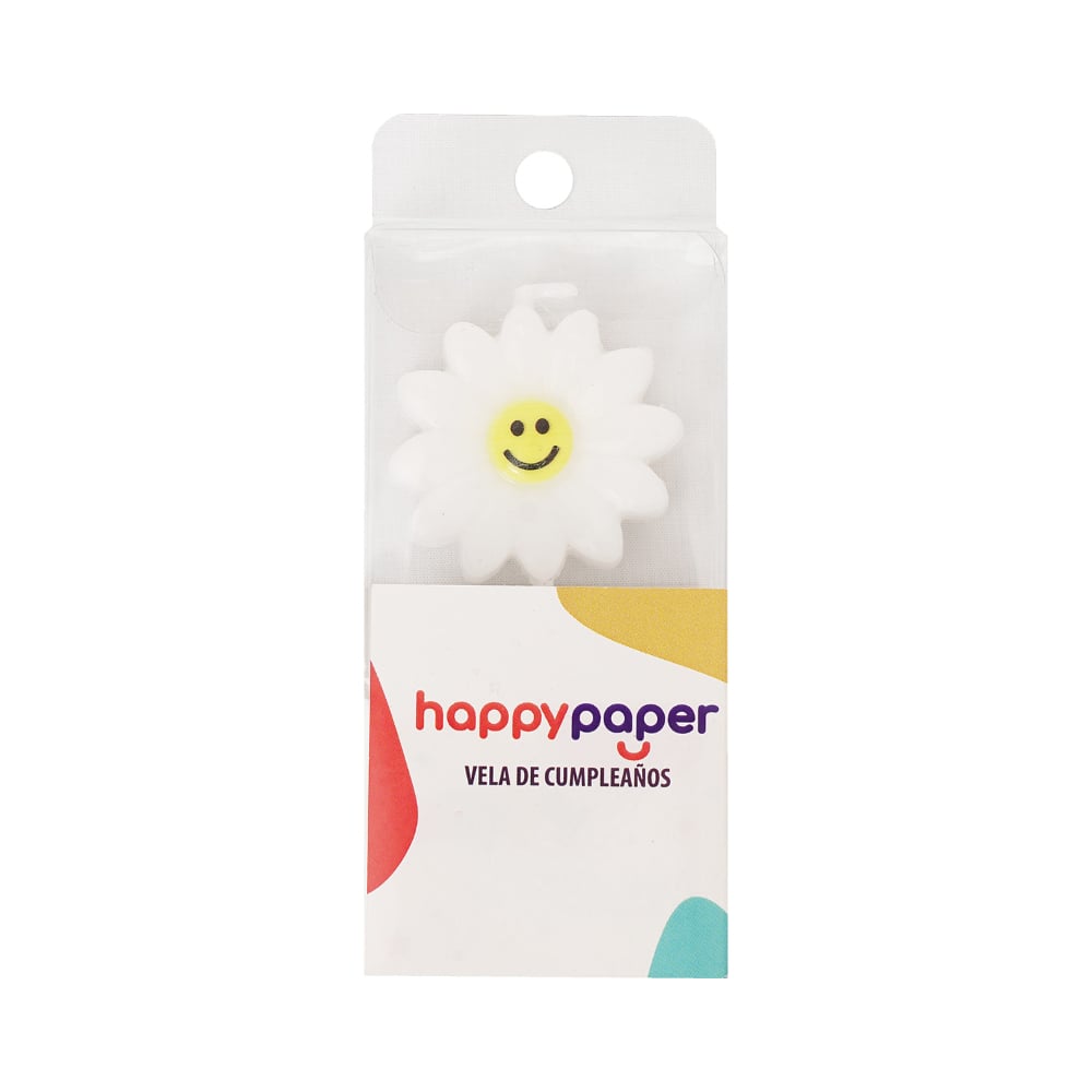 Vela de Cumpleaños Happy Paper Margarita 1 Unidad