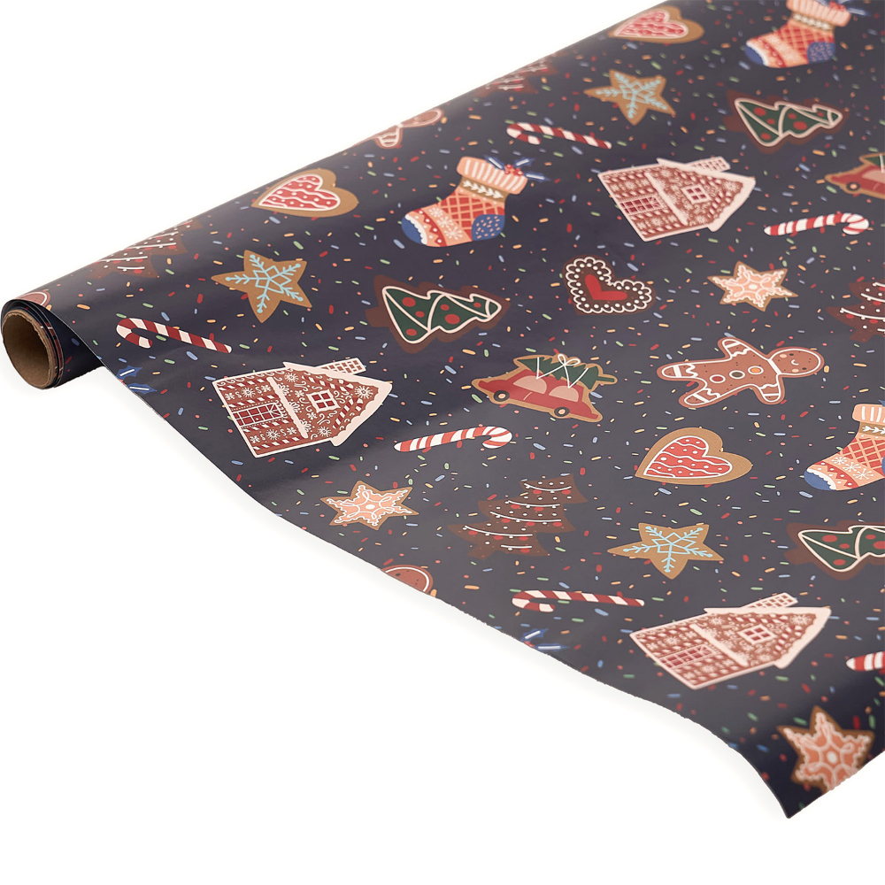 Papel de Regalo Happy Paper Navidad Azul 50 x 70 cm