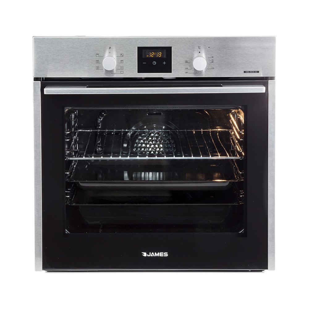Horno Eléctrico de Empotrar James HEE INOX G2 Acero Inoxidable 56 l