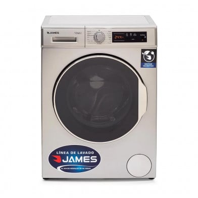 Lavarropas Carga Frontal James LR 1008 Inverter Silver 6 kg