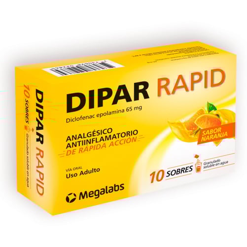 Dipar Rapid 65 mg 10 Sobres