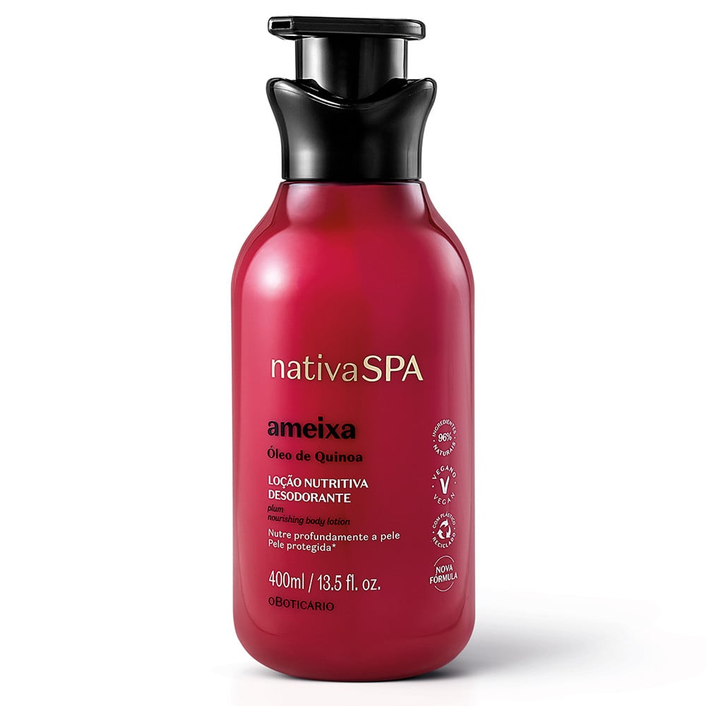Loción Hidratante O Boticário Nativa SPA Ameixa 400 ml