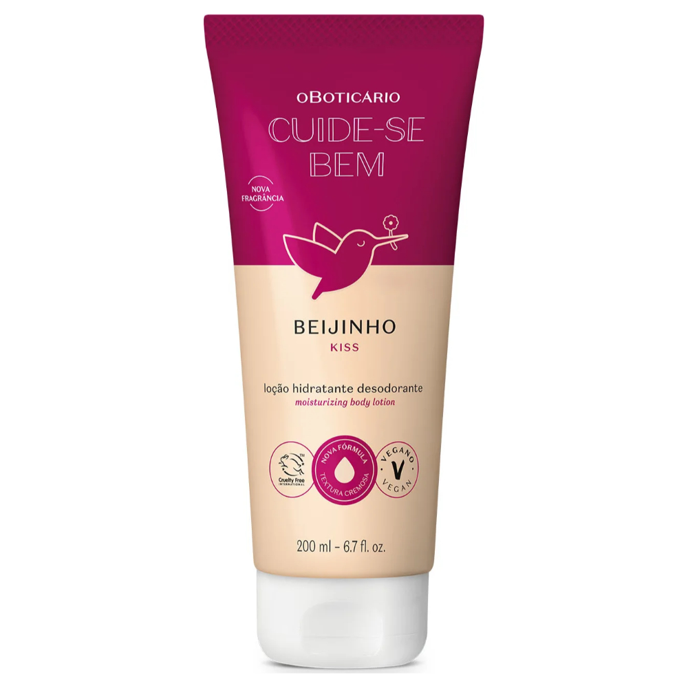 Loción Corporal O Boticário Cuide-Se Bem Beijinho 200 ml