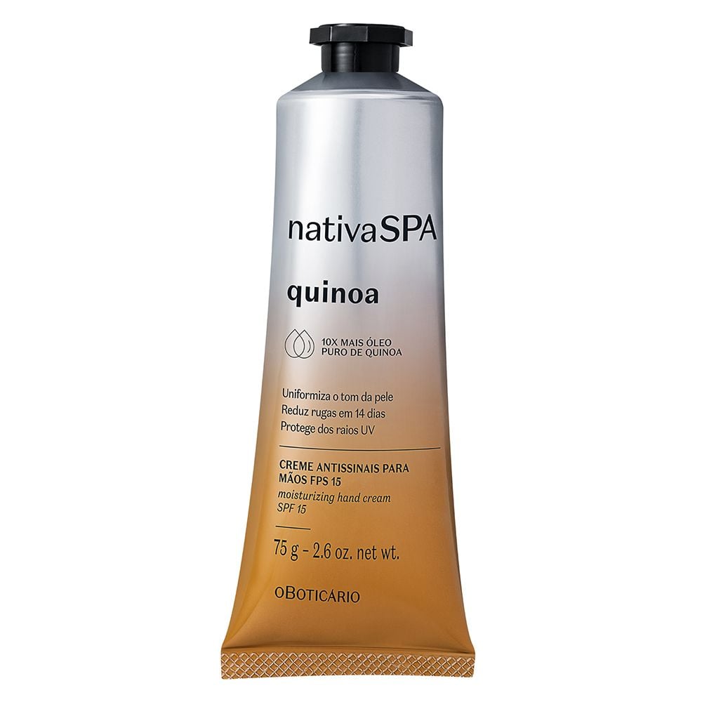 Crema de Manos O Boticário Nativa Spa Quinoa 75 g