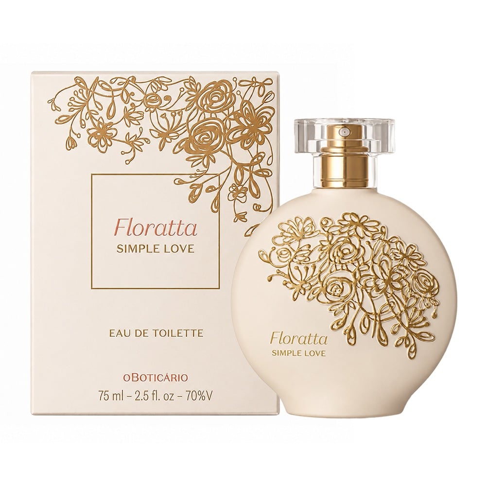 Perfume O Botic&aacute;rio Floratta Simple Love Femme EDT 75 ml