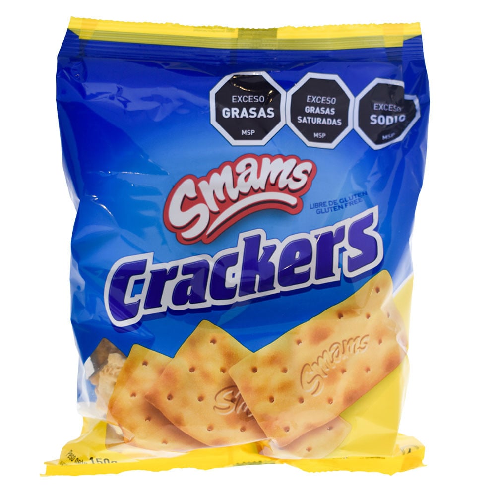 Galletas Cracker Smams sin Gluten 150 g