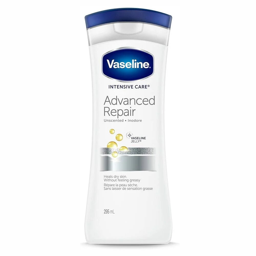 Loción Vaseline Intensive Care Advanced Repair sin Fragancia 295 ml