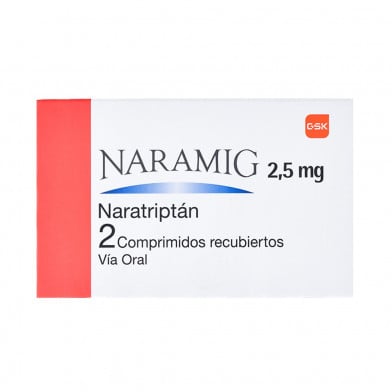 Naramig 2.5 mg 2 Comprimidos Recubiertos