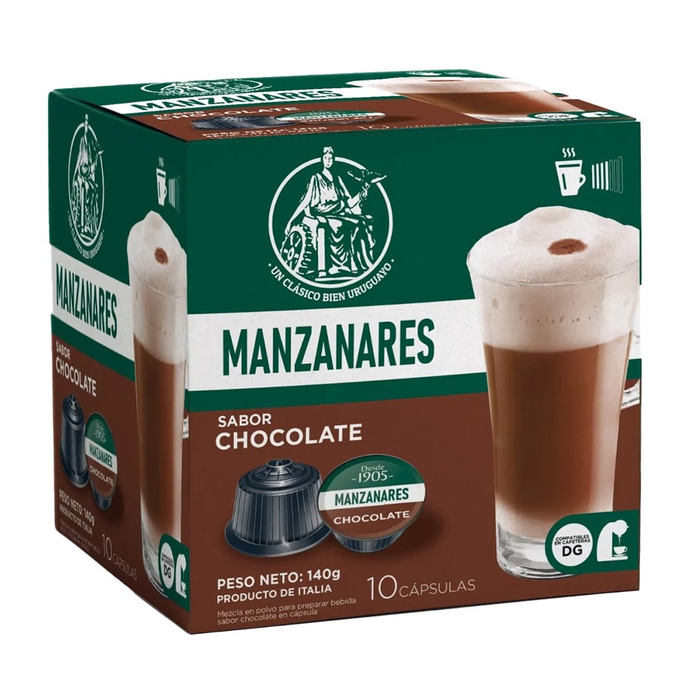 Cápsulas de Café Manzanares Chocolate 10 Unidades    