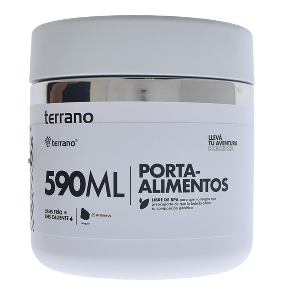 Contenedor Herm&eacute;tico Terrano Blanco 590 ml