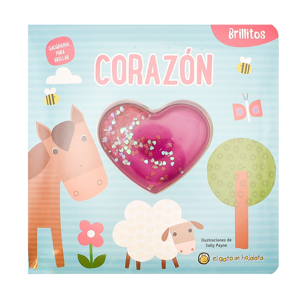 Libro Brillitos de silicona - corazón