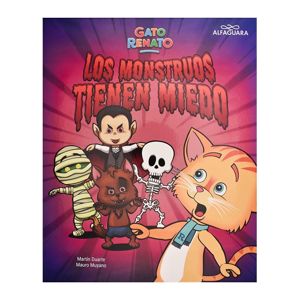 Libro Gato Renato los monstruos tienen miedo