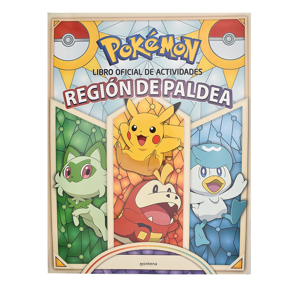 Libro Pokémon actividades región de Paldea