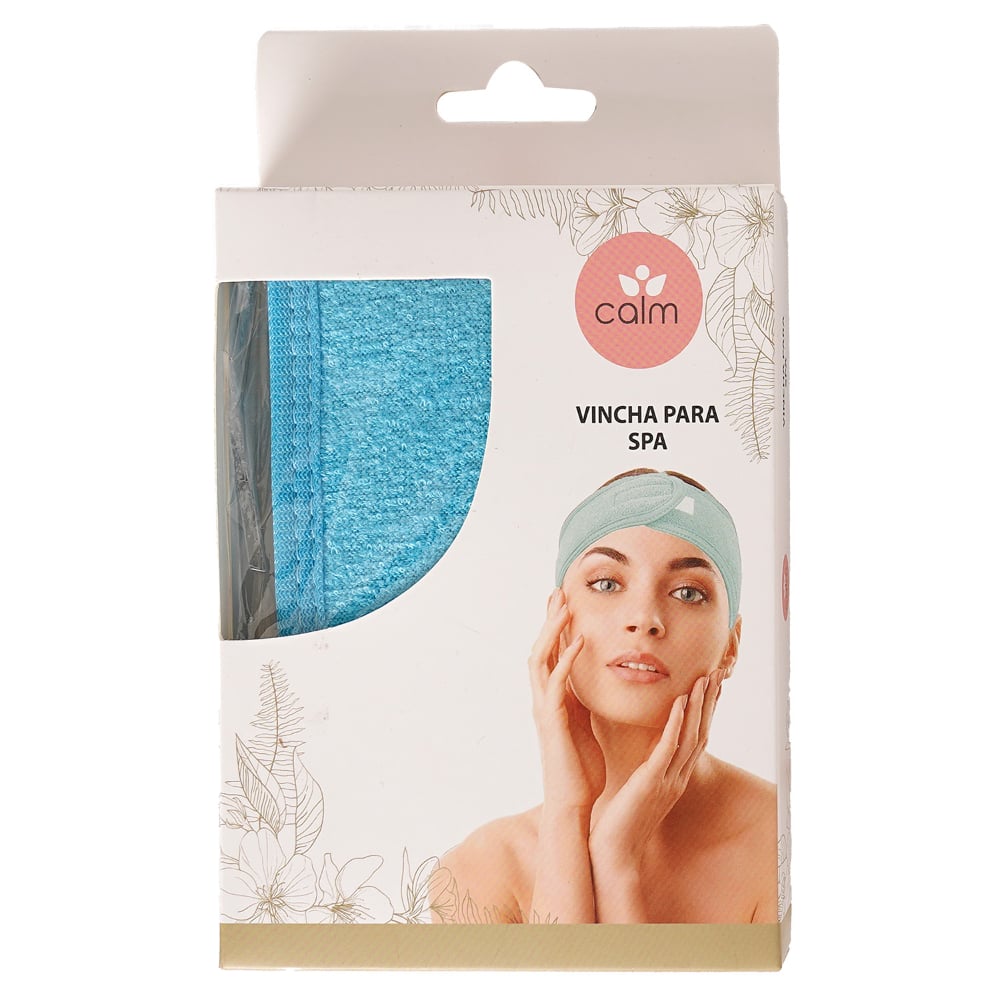 Vincha para Spa Calm Celeste