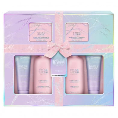 Set de Cuidado Corporal Baylis & Harding Jojoba, Vanilla y Almond Oil 6 Unidades