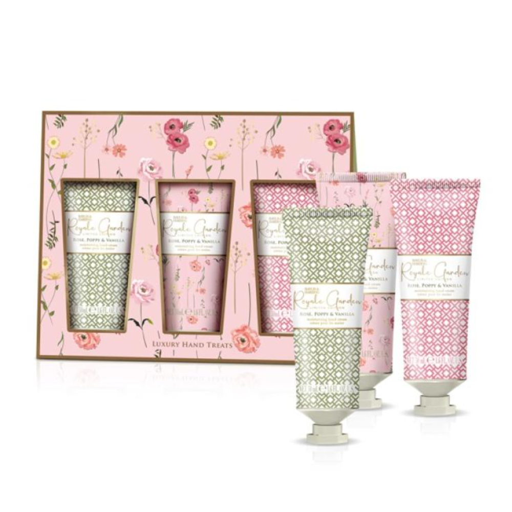 Set Cuidado de Manos Baylis & Harding Royale Garden Rose 3 Unidades