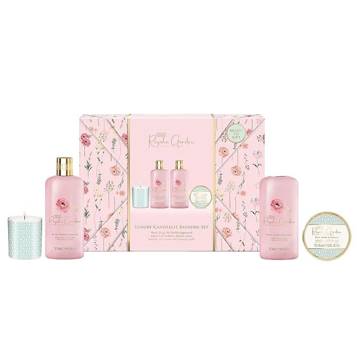 Set de Ducha Baylis & Harding Royale Garden Rose 4 Unidades