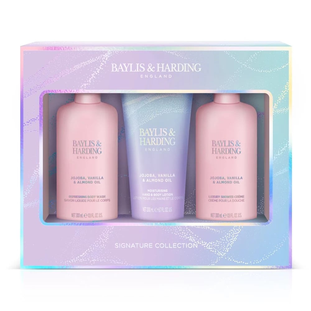 Set de Ducha Baylis & Harding Jojoba, Vanilla Essentials 3 Unidades