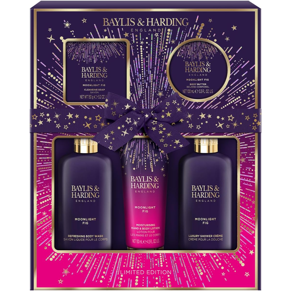 Set de Baño Baylis & Harding Moonlight Fig Perfect 5 Unidades