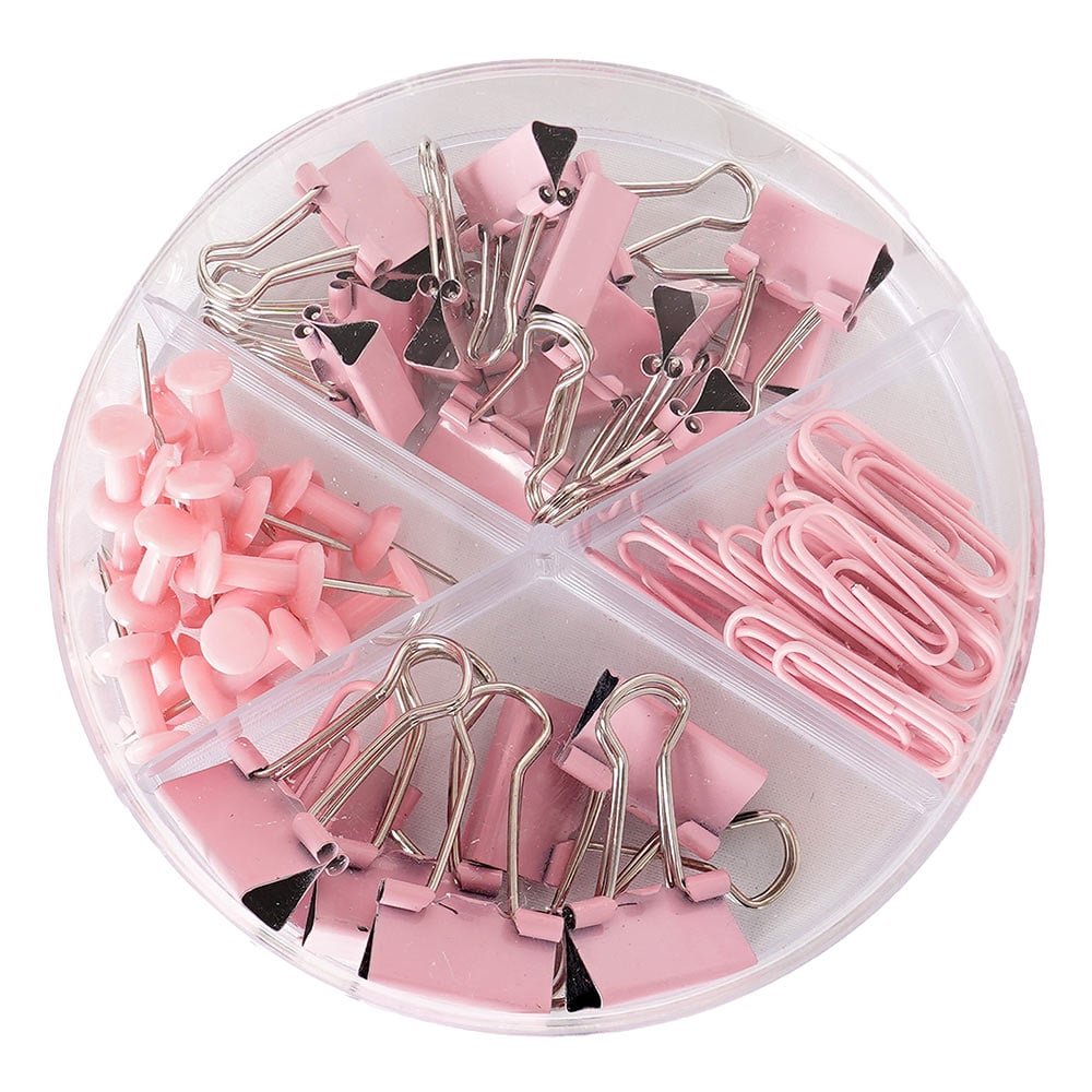 Set de Clips y Tachuelas Happy Paper 72 Unidades